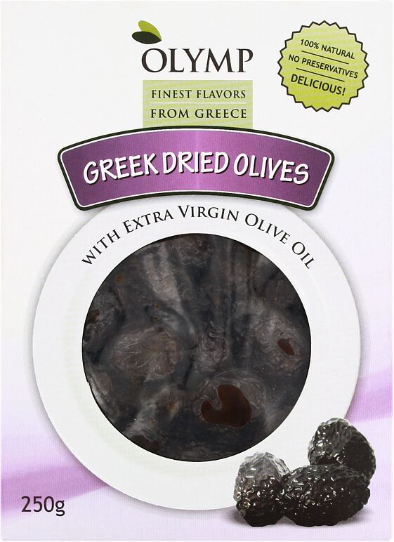 Dried olives "Olymp" 250g Olive