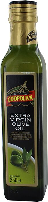 Ձեթ ձիթապտղի «Coopoliva Extra Virgin» 0.25լ