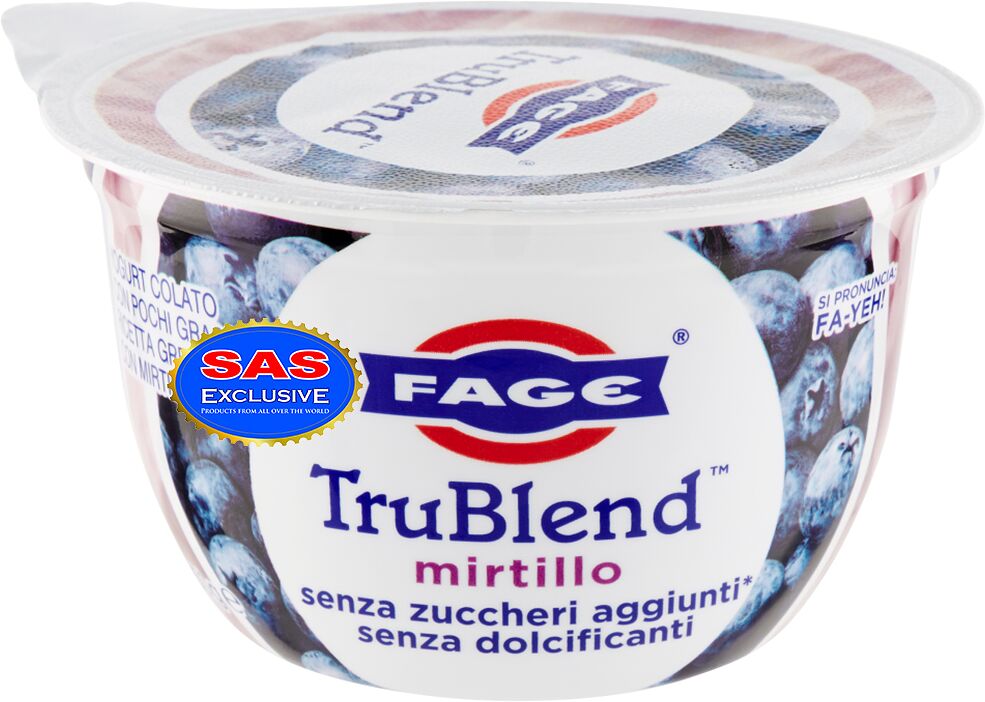 Yoghurt with bilberry "Fage TruBlend" 150g, richness: 2.5%

