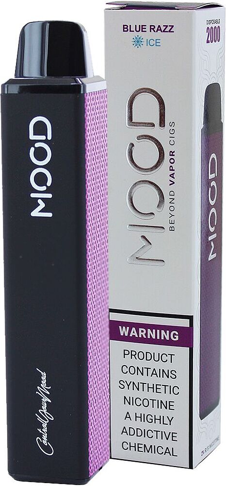 Electric pods "Mood" 2000 puffs, Blue razz ice
