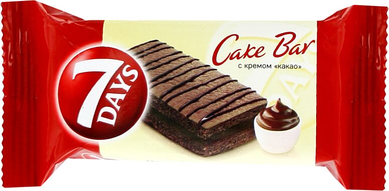 Biscuit with cocoa cream "7Days" 30g
