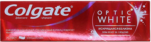 Toothpaste "Colgate Optic White" 75ml