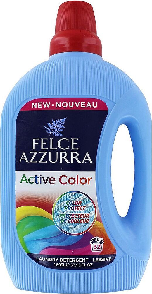 Washing gel "Felce Azzurra Active" 1595ml Color 
