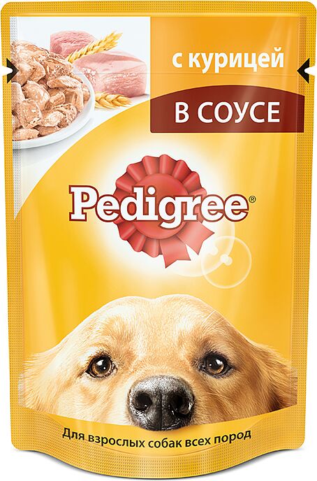 Շների կեր «Pedigree» 100գ Հավ