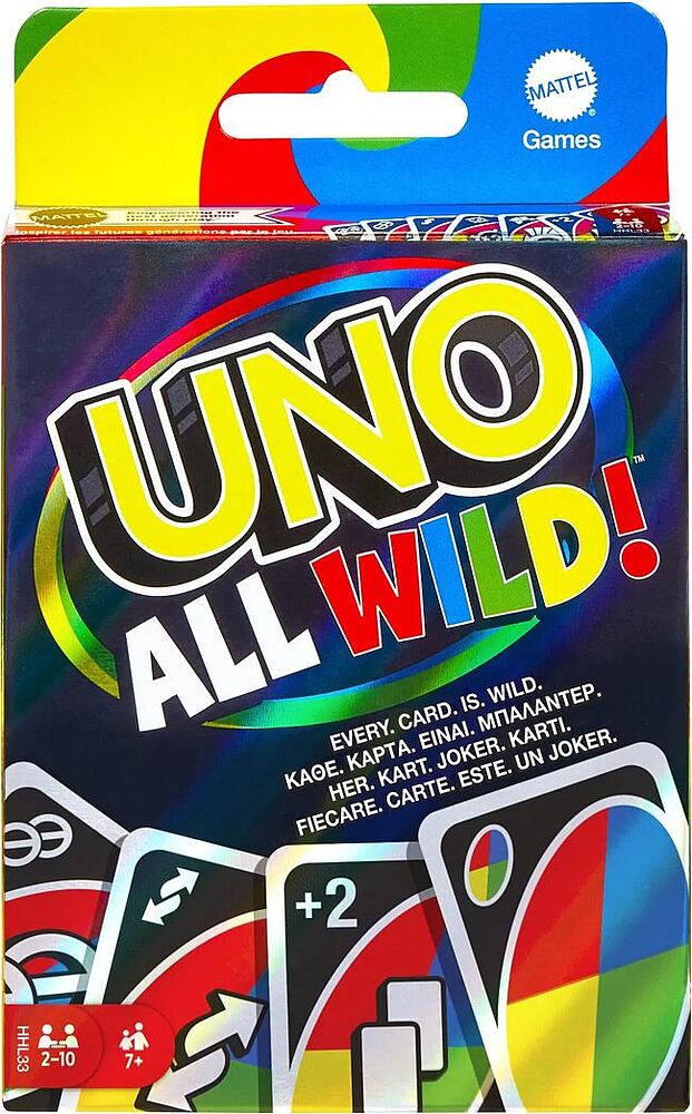 Игральные карты для детские "UNO All Wild"